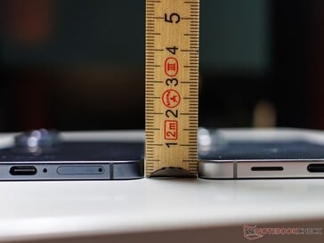Galaxy Espessura da borda do S25 (fonte da imagem: Notebookcheck)