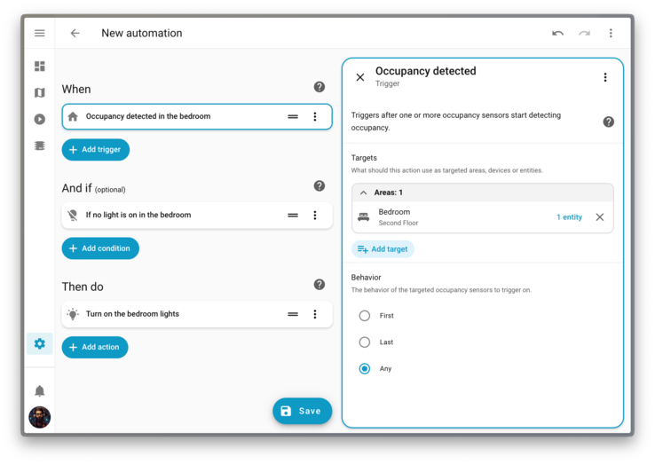O Home Assistant 2026.1 traz novos acionadores com finalidades específicas. (Fonte da imagem: Home Assistant)