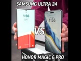 O Honor Magic6 Pro tem o Samsung Galaxy S24 Ultra em sua mira: Tecnologias interessantes de câmera e bateria. (Imagem: Unbox Therapy)