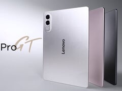 O Xiaoxin Pro GT estará disponível em três cores. Na foto: as opções de cores da guia. (Fonte da imagem: Lenovo)