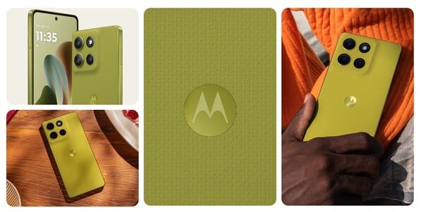 Motorola Moto G86 Power em Pantone Cypress. (Fonte da imagem: Motorola)