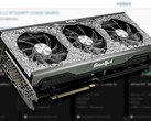 Palit já lançou uma variante do GameRock OC do site GeForce RTX 3080. (Fonte da imagem: Palit/@momomo_us - editado)