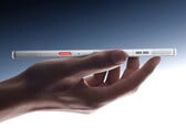 O smartphone para jogos de última geração está programado para ser lançado na China em outubro de 2026. Na foto: um teaser destacando o design leve do aparelho.