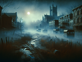 Liminal Point é um jogo de terror de sobrevivência que se baseia em uma perspectiva de câmera isométrica. (Fonte da imagem: DallE 3)