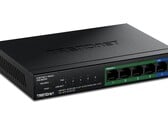 O switch multi-gigabit TPE-BG350 sem ventilador da Trendnet é fornecido em um gabinete metálico resistente