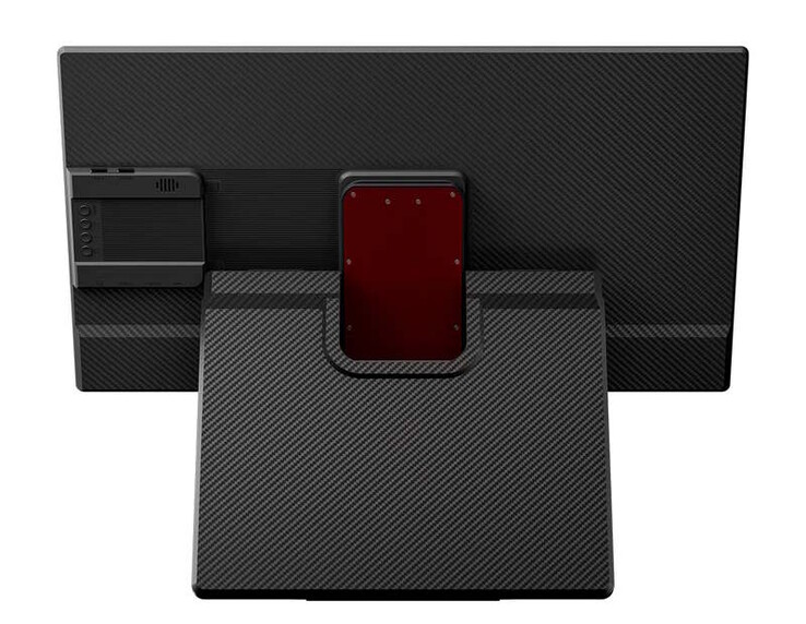 O suporte desse monitor portátil pode ser girado (Fonte da imagem: Blackview)