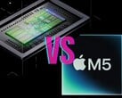 RTX Spark da Nvidia vs M5 Pro da Apple (chip da família M5 na imagem).