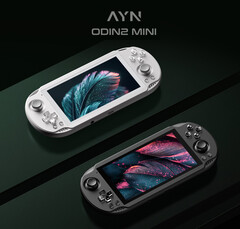 O Odin2 Mini tem resfriamento ativo e funciona em Android 13. (Fonte da imagem: AYN Technologies)