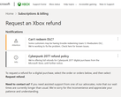 Agora você pode obter um reembolso para o Cyberpunk 2077 no Xbox. (Fonte: Microsoft)