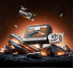 A câmera de painel 70mai 4K T800 apresenta gravação dupla em 4k para as vistas frontal e traseira (Fonte da imagem: 70mai)