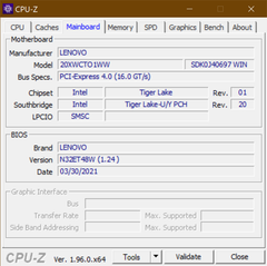 Placa principal CPU-Z