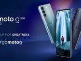 A Moto G200 estará disponível em duas cores com acabamentos metálicos. (Fonte da imagem: Motorola)
