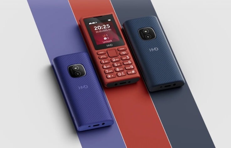 O HMD 102 4G Pro apresenta um design renovado com um módulo de câmera quadrado.