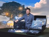 A MSI apresenta o novo laptop Raider 18 HX, juntamente com vários outros na CES 2025 (Fonte da imagem: MSI)