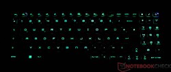 Teclado do MSI Stealth 16 Studio A13VG (iluminado)