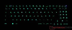 Teclado do MSI Stealth 16 Studio A13VG (iluminado)