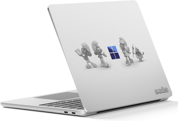 O Microsoft Surface Laptop 7 Smurfs Limited Edition está disponível na Amazon. (Fonte da imagem: Microsoft)
