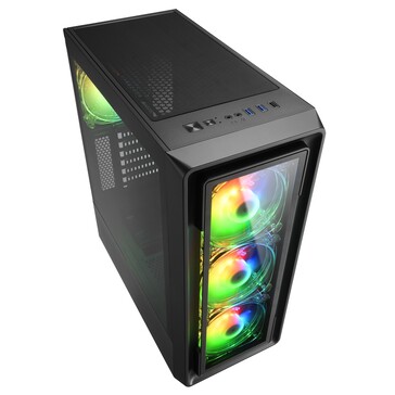 Sharkoon TK4 RGB caixa ATX compacta (Fonte: Sharkoon)