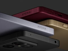 O Xperia 1 VIII custa a partir de 1.499 euros na UE. Na foto: uma renderização promocional mostrando as quatro opções de cores do telefone.