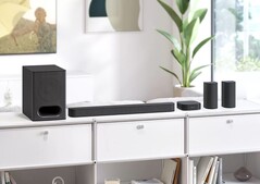 A mais recente soundbar da Sony também é oferecida como um sistema surround completo (Fonte da imagem: Sony)