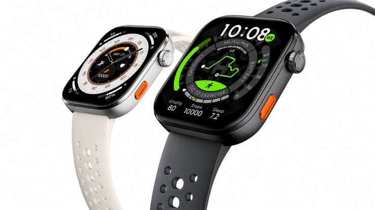 As duas opções de cor do smartwatch