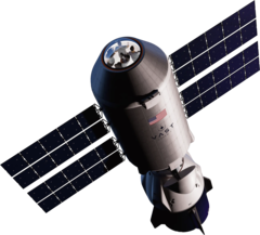 A primeira estação espacial de propriedade privada do mundo, chamada de 