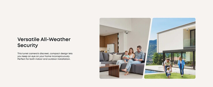 A instalação do E41 é possível em ambientes internos e externos, e ele tem certificação IP67. (Fonte da imagem: Eufy)