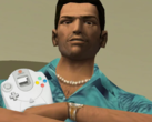Grand Theft Auto: Vice City está agora no Sega Dreamcast, não oficialmente. (Fonte da imagem: Grand Theft Auto: Vice City e Sega, com edições)