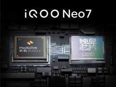 A plataforma de dois chips do Neo7. (Fonte: iQOO via Weibo)