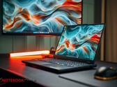 O Lenovo Legion Pro 5 16 IAX10 na mesa