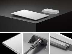 O novo Starlink Performance Kit vem com uma fonte de alimentação AC/DC universal. (Fonte da imagem: SpaceX)