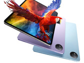 A Vivo criou o Pad3 nas opções de cores Cold Star Grey, Spring Tide Blue e Thin Purple com um dock de teclado opcional. (Fonte da imagem: Vivo)