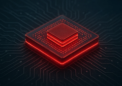 Impressão artística de um chip de última geração (Fonte da imagem: d-Matrix)