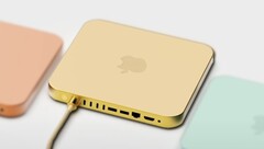 O 2022 Apple Mac mini poderia vir em uma gama de cores pastel atraentes. (Fonte da imagem: ZONEofTECH - editado)