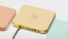 O 2022 Apple Mac mini poderia vir em uma gama de cores pastel atraentes. (Fonte da imagem: ZONEofTECH - editado)