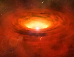 Vista artística da estrela WOH G64 (Fonte da imagem: ESO)