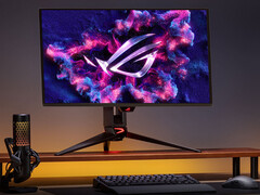O ROG Swift OLED PG27UCDM é um dos vários novos monitores para jogos QD-OLED de 4ª geração. (Fonte da imagem: Asus)