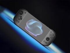 Espera-se que o Odin 3 Portal tenha uma tela de 7 polegadas. Na imagem: uma foto promocional mostrando a parte frontal do console portátil.