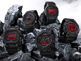A Casio lançará os relógios Black e Bold Red (foto) na Europa. (Fonte da imagem: Casio)