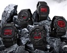 A Casio lançará os relógios Black e Bold Red (foto) na Europa. (Fonte da imagem: Casio)