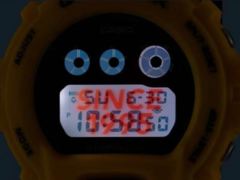 Há rumores de que o relógio da Casio apresentará uma luz de fundo de LED branca com o texto 