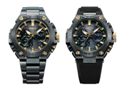Da esquerda para a direita (foto) - o Casio MRG-B2000BG-3AJR e o MRG-B2000RG-3AJR. (Fonte da imagem: Great G-Shock World)