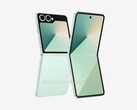Renderização não oficial do futuro Galaxy Z Flip7. (Fonte da imagem: OnLeaks e SammyGuru)