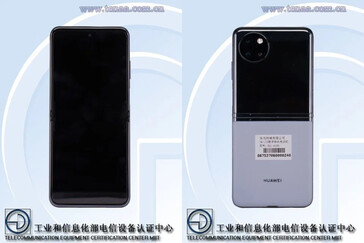 O "bolso da segunda geração" de Huawei vaza. (Fonte: TENAA)