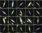 Imagens compostas coloridas do Telescópio Espacial James Webb mostrando galáxias em disco (Fonte da imagem: JWST)