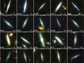 Imagens compostas coloridas do Telescópio Espacial James Webb mostrando galáxias em disco (Fonte da imagem: JWST)