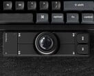 Mouse trackball sem fio Keychron Nape Pro na cor preta