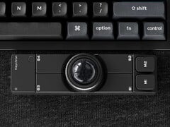 Mouse trackball sem fio Keychron Nape Pro na cor preta