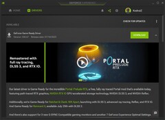 Nvidia GeForce Game Ready Driver 536.67 notificação em GeForce Experience (Fonte: própria)