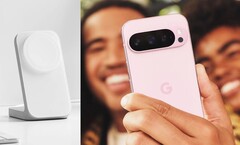 A série Pixel 10 poderia finalmente suportar Qi2 e os acessórios correspondentes (Fonte da imagem: Google, Nomad, editado)